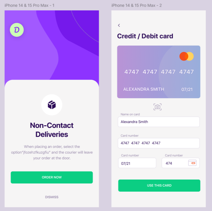 Défi Figma 5 minutes
